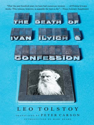 cover image of The Death of Ivan Ilyich and Confession